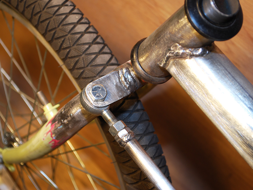 Voyageur LWB Recumbent - remote steering linkage